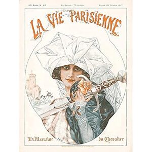 Artery8 La Vie Parisienne Rose Sword Woman Magazine Cover Unframed Wall Art Print Poster Home Decor Premium Artery8 La Vie Parisienne Rose Sword Woman Magazine Cover Unframed Wall Art Print Poster Home Decor Premium