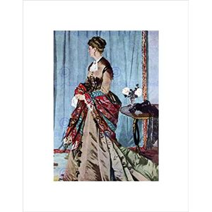 Wee Blue Coo Claude Monet Madame Gaudibert Old Master Wall Art Print Wee Blue Coo Claude Monet Madame Gaudibert Old Master Wall Art Print