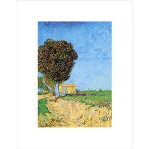 Wee Blue Coo Van Gogh A Lane Near Arles 1888 Old Master Wall Art Print Wee Blue Coo Van Gogh A Lane Near Arles 1888 Old Master Wall Art Print