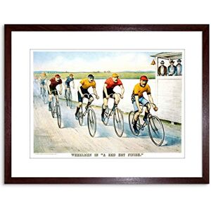 Wee Blue Coo Sport Cycling Bicycle Racing Vintage Ad Framed Wall Art Print Wee Blue Coo Sport Cycling Bicycle Racing Vintage Ad Framed Wall Art Print