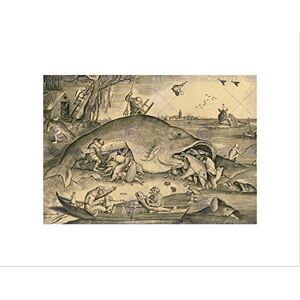 Wee Blue Coo Heyden Bruegel Flemish Big Eat Little Fish Wall Art Print Wee Blue Coo Heyden Bruegel Flemish Big Eat Little Fish Wall Art Print