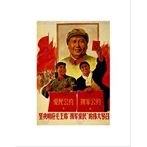 Wee Blue Coo Political Military China Mao Red Book Communism Wall Art Print Wee Blue Coo Political Military China Mao Red Book Communism Wall Art Print