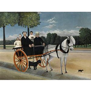 Fine Art Prints Henri Rousseau Dit Le Douanier La Carriole Du Pere Junier, großer Kunstdruck, Wanddekoration, Premium Wandbild Fine Art Prints Henri Rousseau Dit Le Douanier La Carriole Du Pere Junier, großer Kunstdruck, Wanddekoration, Premium Wandbild