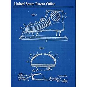 Artery8 Johnson Hockey Shoe Ice Skates 1914 Patent Plan Unframed Wall Art Print Poster Home Decor Premium Artery8 Johnson Hockey Shoe Ice Skates 1914 Patent Plan Unframed Wall Art Print Poster Home Decor Premium
