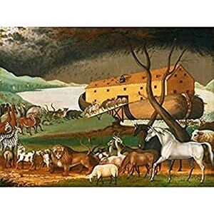 Fine Art Prints Edward Hicks American Noahs Ark Art Print Canvas Premium Wall Decor Poster Mural Fine Art Prints Edward Hicks American Noahs Ark Art Print Canvas Premium Wall Decor Poster Mural