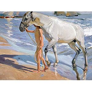 Artery8 Joaquin Sorolla The Horses Bath Beach Sea Painting Unframed Wall Art Print Poster Home Decor Premium Artery8 Joaquin Sorolla The Horses Bath Beach Sea Painting Unframed Wall Art Print Poster Home Decor Premium