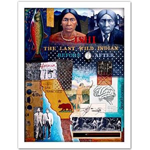 Fine Art Prints Bradley White Earth Ojibwe Last Wild Indian Painting Large Framed Art Print Poster Wall Decor 18x24 in Fine Art Prints Bradley White Earth Ojibwe Last Wild Indian Painting Large Framed Art Print Poster Wall Decor 18x24 in