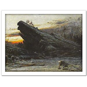 Artery8 Albert Goodwin Sindbad The Sailor 1929 Painting Artwork Framed Wall Art Print 18X24 Inch Artery8 Albert Goodwin Sindbad The Sailor 1929 Painting Artwork Framed Wall Art Print 18X24 Inch