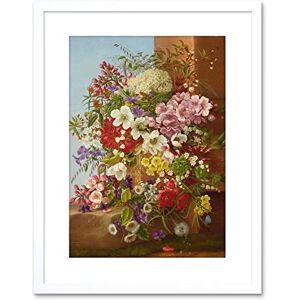 Wee Blue Coo PAINTING DIETRICH 1877 STILL LIFE FLOWERS SMALL FRAMED ART PRINT F97X13284 Wee Blue Coo PAINTING DIETRICH 1877 STILL LIFE FLOWERS SMALL FRAMED ART PRINT F97X13284