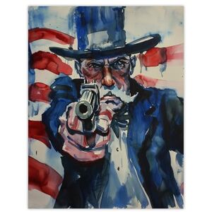 Artery8 Modern USA Uncle Sam Gun Point I Want You Man Cave Large Wall Art Poster Print Thick Paper 18X24 Inch Artery8 Modern USA Uncle Sam Gun Point I Want You Man Cave Large Wall Art Poster Print Thick Paper 18X24 Inch