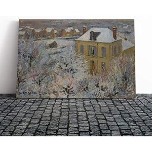 Big Box Art Canvas Print Wall Art Gustave Loiseau Snowy Landscape Mounted and Stretched Box Frame Picture Home Decor for Kitchen, Living Room, Bedroom, Hallway, Multi-Colour, 24x16 Inch Big Box Art Canvas Print Wall Art Gustave Loiseau Snowy Landscape Mounted and Stretched Box Frame Picture Home Decor for Kitchen, Living Room, Bedroom, Hallway, Multi-Colour, 24x16 Inch