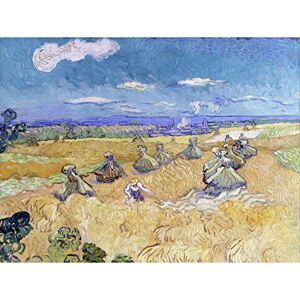 Fine Art Prints Vincent Van Gogh Wheat Fields With Reaper Auvers Large Art Print Poster Wall Decor Premium Mural Fine Art Prints Vincent Van Gogh Wheat Fields With Reaper Auvers Large Art Print Poster Wall Decor Premium Mural