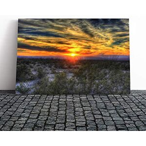 Big Box Art Canvas Print Wall Art Texas Landscape Sunset USA Mounted and Stretched Box Frame Picture Home Decor for Kitchen, Living, Dining Room, Bedroom, Hallway, Multi-Colour, 24x16 Inch Big Box Art Canvas Print Wall Art Texas Landscape Sunset USA Mounted and Stretched Box Frame Picture Home Decor for Kitchen, Living, Dining Room, Bedroom, Hallway, Multi-Colour, 24x16 Inch