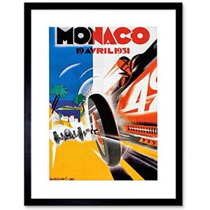Wee Blue Coo Sport Motor Monaco Grand Prix France Picture Framed Wall Art Print Wee Blue Coo Sport Motor Monaco Grand Prix France Picture Framed Wall Art Print