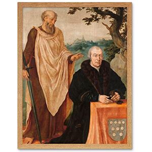 Artery8 Heemskerck Left Wing Donor Matelief Dammasz St Paul Art Print Framed Poster Wall Decor 12x16 inch Artery8 Heemskerck Left Wing Donor Matelief Dammasz St Paul Art Print Framed Poster Wall Decor 12x16 inch