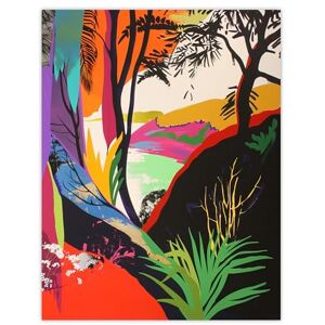 Artery8 Colourful Abstract Trees Hills Lake Bright Bold Living Room Large Wall Art Poster Print Thick Paper 18X24 Inch Artery8 Colourful Abstract Trees Hills Lake Bright Bold Living Room Large Wall Art Poster Print Thick Paper 18X24 Inch