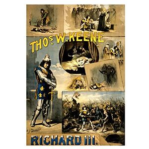 Wee Blue Coo Theatre Stage Play Shakespeare Richard Iii Keene Wall Art Print Wee Blue Coo Theatre Stage Play Shakespeare Richard Iii Keene Wall Art Print