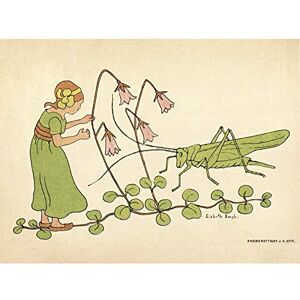 Fine Art Prints Bergh Child Grasshopper Cricket Illustration Large Wall Art Poster Print Thick Paper 18X24 Inch Fine Art Prints Bergh Child Grasshopper Cricket Illustration Large Wall Art Poster Print Thick Paper 18X24 Inch