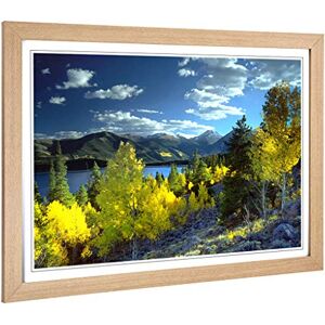 Big Box Art Framed Print of Landscape Twin Lakes Aspen Colorado Mountians & Forest Design Wall Art Picture Home Decor for Living Room, Bedroom, Office, Oak, A2 / 24.5x18 Inch / 62x45cm Big Box Art Framed Print of Landscape Twin Lakes Aspen Colorado Mountians & Forest Design Wall Art Picture Home Decor for Living Room, Bedroom, Office, Oak, A2 / 24.5x18 Inch / 62x45cm