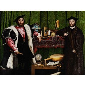 Wee Blue Coo Bumblebeaver PAINTING PORTRAIT STUDY HOLBEIN AMBASSADORS POSTER ART PRINT BB12565B Wee Blue Coo Bumblebeaver PAINTING PORTRAIT STUDY HOLBEIN AMBASSADORS POSTER ART PRINT BB12565B