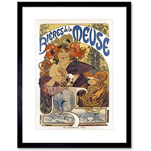 Wee Blue Coo Advert Beer Of The Meuse Paris France Vintage Framed Wall Art Print Wee Blue Coo Advert Beer Of The Meuse Paris France Vintage Framed Wall Art Print