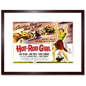 Wee Blue Coo Movie Film Hot Rod Girl Rebel Drive Car Thriller Framed Wall Art Print Wee Blue Coo Movie Film Hot Rod Girl Rebel Drive Car Thriller Framed Wall Art Print