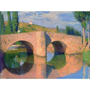 Fine Art Prints Martin Bridge Labastide-du-Vert France Painting Extra Large Wall Art Print Premium Canvas Mural Fine Art Prints Martin Bridge Labastide-du-Vert France Painting Extra Large Wall Art Print Premium Canvas Mural
