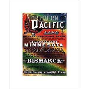 Wee Blue Coo Travel Northern Pacific Rail USA Vintage Advert Retro Wall Art Print Wee Blue Coo Travel Northern Pacific Rail USA Vintage Advert Retro Wall Art Print