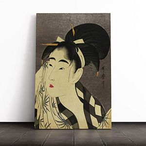 Big Box Art Canvas Print Wall Kitagawa Utamaro Vintage Japanese Oriental Art (18) Mounted & Stretched Box Frame Picture Home Decor for Kitchen, Living Room, Bedroom, Multi-Colour, 24x16 Inch Big Box Art Canvas Print Wall Kitagawa Utamaro Vintage Japanese Oriental Art (18) Mounted & Stretched Box Frame Picture Home Decor for Kitchen, Living Room, Bedroom, Multi-Colour, 24x16 Inch