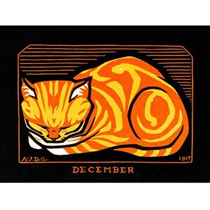 Wee Blue Coo December Cat Julie De Graag Art Print Canvas Premium Wall Decor Poster Wee Blue Coo December Cat Julie De Graag Art Print Canvas Premium Wall Decor Poster