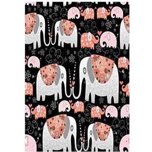 Wee Blue Coo Painting Abstract Elephant Design Pattern Trunk Wall Art Print Wee Blue Coo Painting Abstract Elephant Design Pattern Trunk Wall Art Print