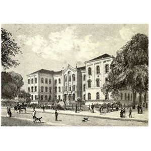 Wee Blue Coo Painting Gottingen Geissler University Auditorium Wall Art Print Wee Blue Coo Painting Gottingen Geissler University Auditorium Wall Art Print