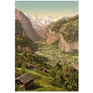 Wee Blue Coo Photo Lauterbrunnen Valley Briethorn Wengen Picture Wall Art Print Wee Blue Coo Photo Lauterbrunnen Valley Briethorn Wengen Picture Wall Art Print