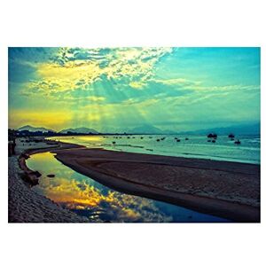 Wee Blue Coo Photo Landscape Vietnam Danang Sun Beam Cloud Sea Blue Wall Art Print Wee Blue Coo Photo Landscape Vietnam Danang Sun Beam Cloud Sea Blue Wall Art Print