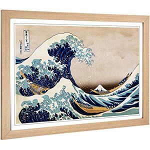 Big Box Art Framed Print of Oriental Hokusai Under The Wave of Off Kanagawa Design Wall Art Picture Home Decor for Kitchen, Living Room, Bedroom, Office, Oak, A2 / 24.5x18 Inch / 62x45cm Big Box Art Framed Print of Oriental Hokusai Under The Wave of Off Kanagawa Design Wall Art Picture Home Decor for Kitchen, Living Room, Bedroom, Office, Oak, A2 / 24.5x18 Inch / 62x45cm