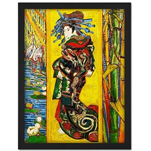 Fine Art Prints Vincent Van Gogh Courtesan After Eisen Cropped Large Framed Art Print Poster Wall Decor 18x24 Fine Art Prints Vincent Van Gogh Courtesan After Eisen Cropped Large Framed Art Print Poster Wall Decor 18x24
