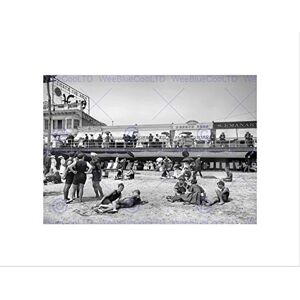 Wee Blue Coo Atlantic City 1904 Vintage History Old BW Picture Wall Art Print Wee Blue Coo Atlantic City 1904 Vintage History Old BW Picture Wall Art Print