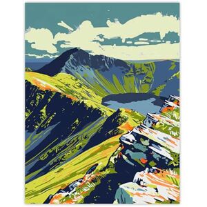 Artery8 Bold Helvellyn Mountain Lake Hiking Landscape Living Room Large Wall Art Poster Print Thick Paper 18X24 Inch Artery8 Bold Helvellyn Mountain Lake Hiking Landscape Living Room Large Wall Art Poster Print Thick Paper 18X24 Inch