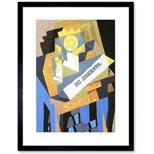 Wee Blue Coo Juan Gris Newspapers Fruit Bowl Old Master Framed Wall Art Print Wee Blue Coo Juan Gris Newspapers Fruit Bowl Old Master Framed Wall Art Print