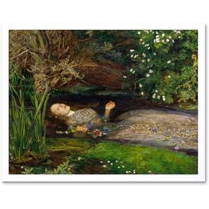 Fine Art Prints John Everett Millais Ophelia Cropped Art Print Framed Poster Wall Decor 12x16 inch Fine Art Prints John Everett Millais Ophelia Cropped Art Print Framed Poster Wall Decor 12x16 inch