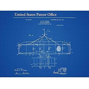 Artery8 Wright Brothers Flying Machine 1906 Top Vintage Patent Art Print Canvas Premium Wall Decor Poster Mural Artery8 Wright Brothers Flying Machine 1906 Top Vintage Patent Art Print Canvas Premium Wall Decor Poster Mural