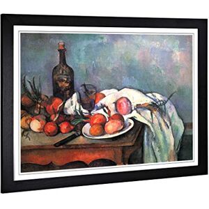 Big Box Art Framed Print of Paul Cezanne Still Life (13) Design Wall Art Picture Home Decor for Kitchen, Living, Dining Room, Bedroom, Hallway, Office, Black, A2 / 24.5x18 Inch / 62x45cm Big Box Art Framed Print of Paul Cezanne Still Life (13) Design Wall Art Picture Home Decor for Kitchen, Living, Dining Room, Bedroom, Hallway, Office, Black, A2 / 24.5x18 Inch / 62x45cm