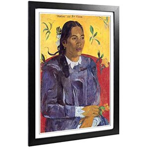 Big Box Art Framed Print of Paul Gauguin Seated Woman 3 Design Wall Art Picture Home Decor for Kitchen, Living, Dining Room, Bedroom, Hallway, Office, Black, A2 / 24.5x18 Inch / 62x45cm Big Box Art Framed Print of Paul Gauguin Seated Woman 3 Design Wall Art Picture Home Decor for Kitchen, Living, Dining Room, Bedroom, Hallway, Office, Black, A2 / 24.5x18 Inch / 62x45cm