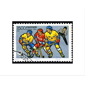 Wee Blue Coo USSR VINTAGE POSTAGE STAMP ICE HOCKEY BLACK FRAMED ART PRINT PICTURE B12X8929 Wee Blue Coo USSR VINTAGE POSTAGE STAMP ICE HOCKEY BLACK FRAMED ART PRINT PICTURE B12X8929
