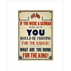 Wee Blue Coo WAR WWI CANADA GERMAN KAISER FIGHT KING PATRIOT FRAMED ART PRINT MOUNT B12X5893 Wee Blue Coo WAR WWI CANADA GERMAN KAISER FIGHT KING PATRIOT FRAMED ART PRINT MOUNT B12X5893