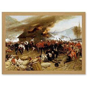 Artery8 De Neuville Defence Rorke's Drift Painting Britain Military Artwork Framed Wall Art Print A4 Artery8 De Neuville Defence Rorke's Drift Painting Britain Military Artwork Framed Wall Art Print A4