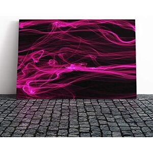Big Box Art Canvas Print Wall Art Purple Smoke and Flames Abstract (2) Mounted & Stretched Box Frame Picture Home Decor for Kitchen, Living Room, Bedroom, Hallway, Multi-Colour, 24x16 Inch Big Box Art Canvas Print Wall Art Purple Smoke and Flames Abstract (2) Mounted & Stretched Box Frame Picture Home Decor for Kitchen, Living Room, Bedroom, Hallway, Multi-Colour, 24x16 Inch