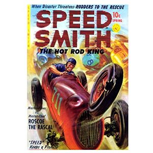 Wee Blue Coo Comic Speed Smith Hot Rod King Roscoe Rascal Car Race Wall Art Print Wee Blue Coo Comic Speed Smith Hot Rod King Roscoe Rascal Car Race Wall Art Print