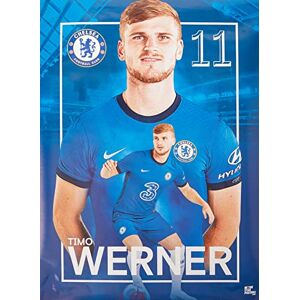 Be The Star Posters Chelsea FC 2020/21 Timo Werner A2 Football Poster/Print/Wall Art Officially Licensed Product Available in Sizes A3 & A2 (A2) blue Be The Star Posters Chelsea FC 2020/21 Timo Werner A2 Football Poster/Print/Wall Art Officially Licensed Product Available in Sizes A3 & A2 (A2) blue