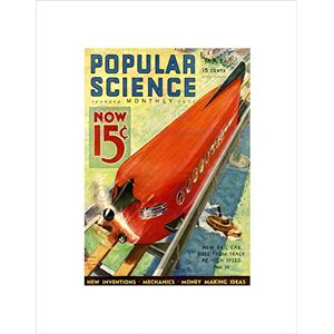 Wee Blue Coo MAGAZINE COVER POPULAR SCIENCE MECHANICS INVENTION FRAMED ART PRINT B12X6905 Wee Blue Coo MAGAZINE COVER POPULAR SCIENCE MECHANICS INVENTION FRAMED ART PRINT B12X6905